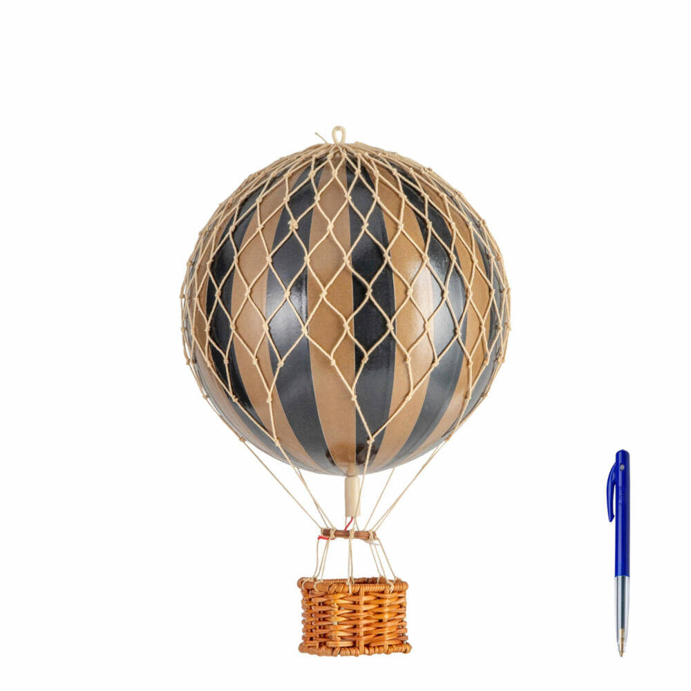 Authentic Models Hanging Decoration Travels Light Gold Black, Balloon, Plastic / Paper, AP161GK