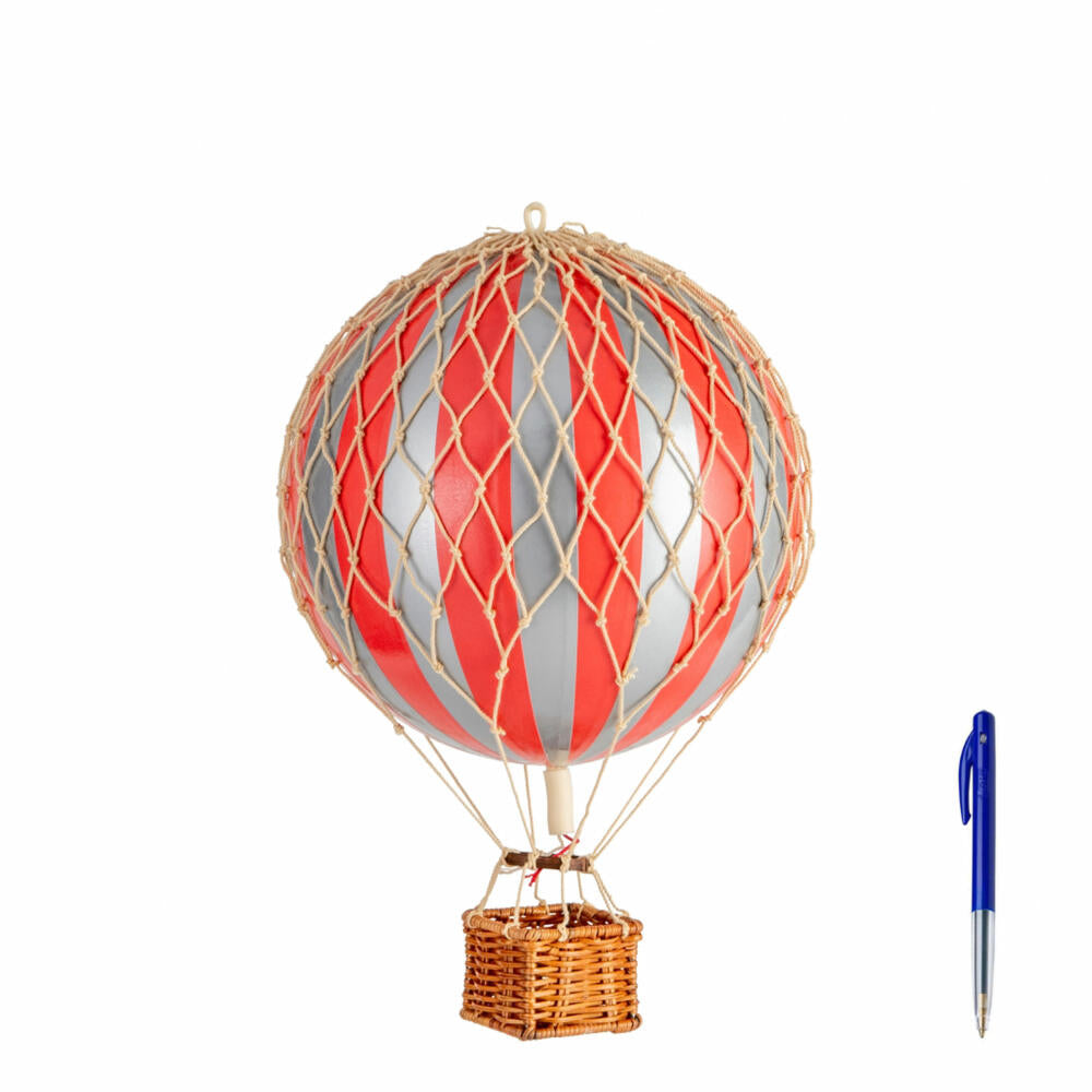Authentic Models Hängedekoration Travels Light Silver Red, Ballon, Kunststoff / Papier, AP161SR