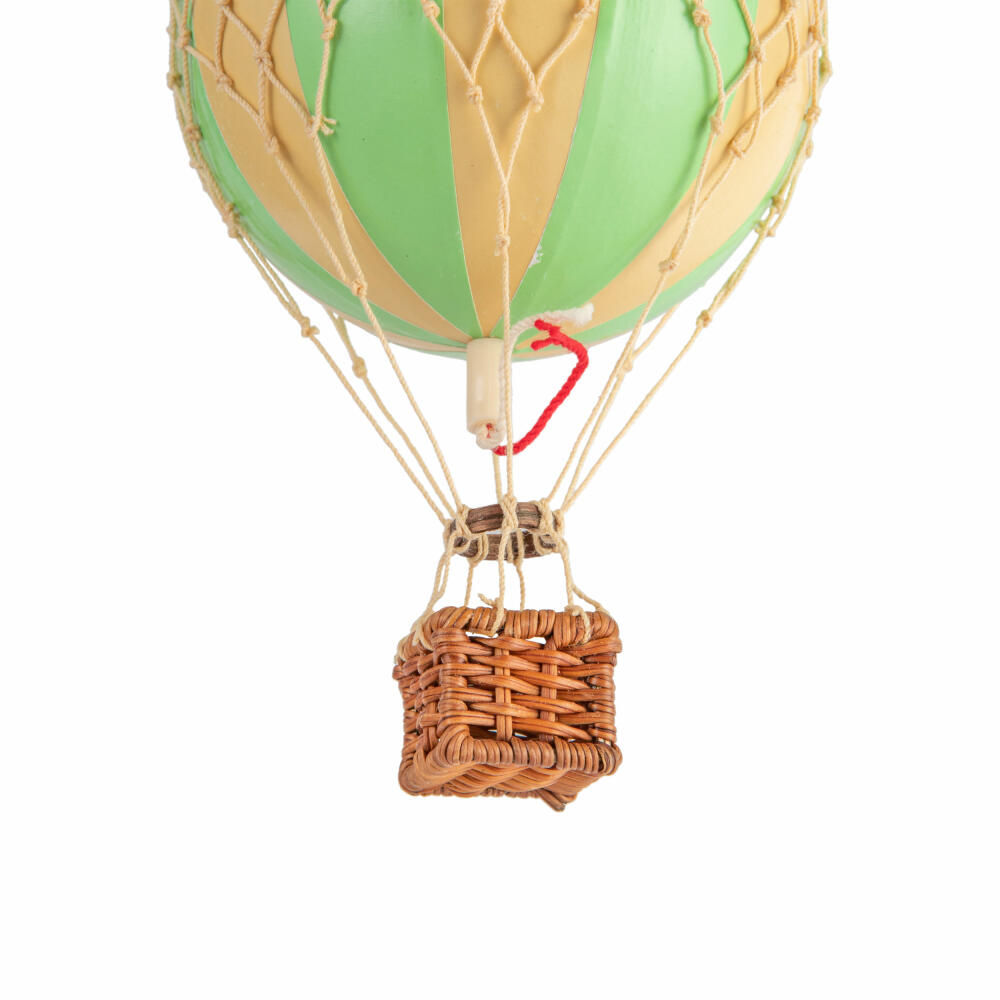 Authentic Models Hängedekoration Floating in the Skies Green Double, Ballon, Rattan / Papier / Kunststoff, AP160DG