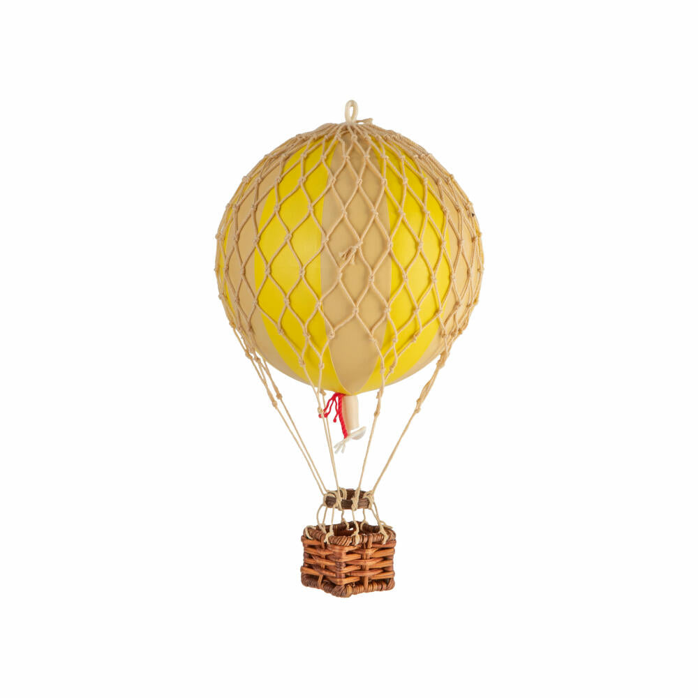 Authentic Models Hängedekoration Floating in the Skies Yellow Double, Ballon, Rattan / Papier / Kunststoff, AP160DY