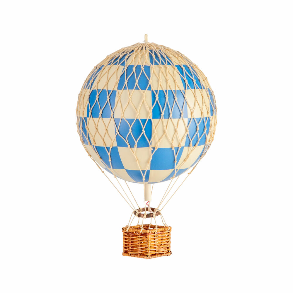 Authentic Models Hängedekoration Travels Light Check Blue, Ballon, Kunststoff / Papier, AP161CB