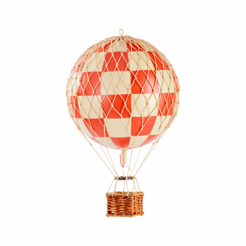 Authentic Models Hängedekoration Travels Light Check Red, Ballon, Kunststoff / Papier, AP161CR