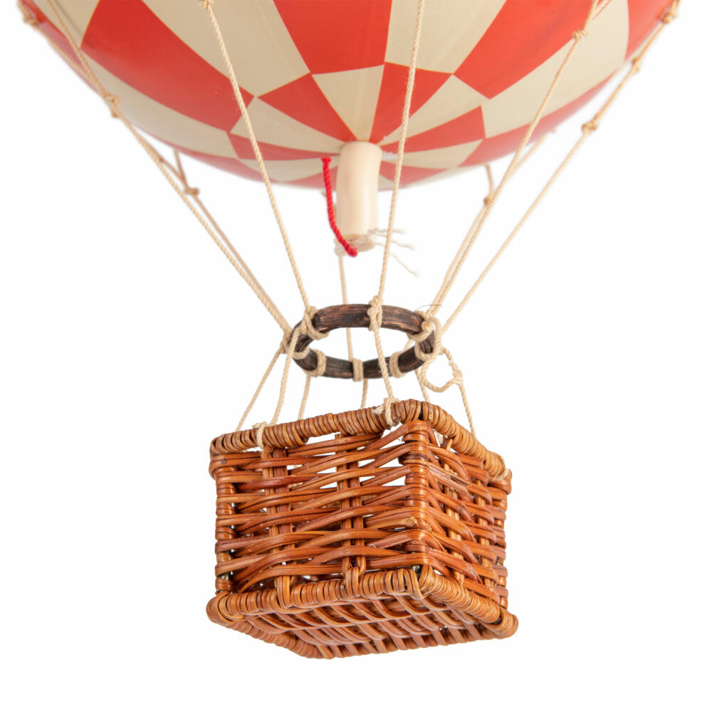 Authentic Models Hängedekoration Travels Light Check Red, Ballon, Kunststoff / Papier, AP161CR