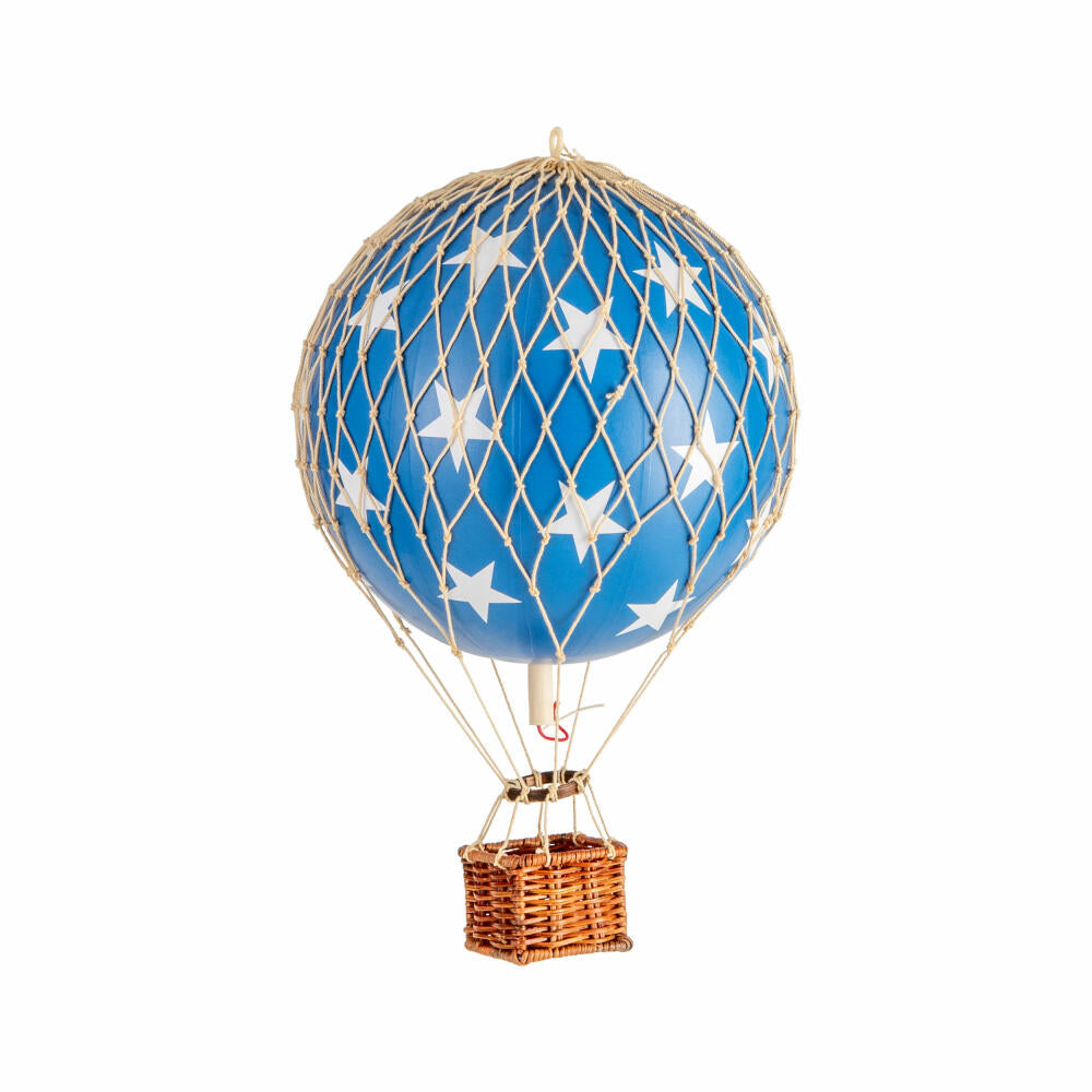 Authentic Models Hängedekoration Travels Light Blue Stars, Ballon, Kunststoff, Papier, AP161BS