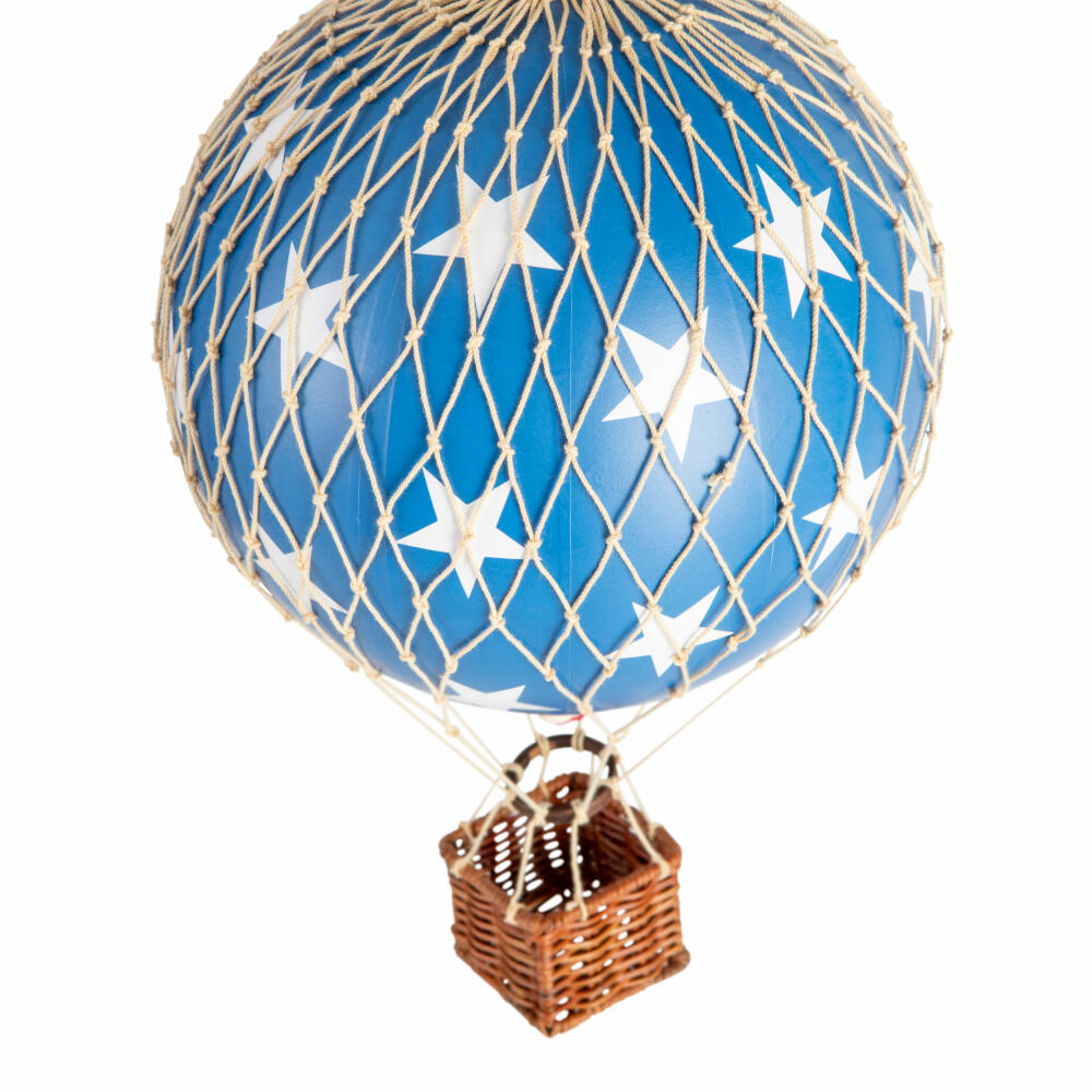 Authentic Models Hängedekoration Travels Light Blue Stars, Ballon, Kunststoff, Papier, AP161BS