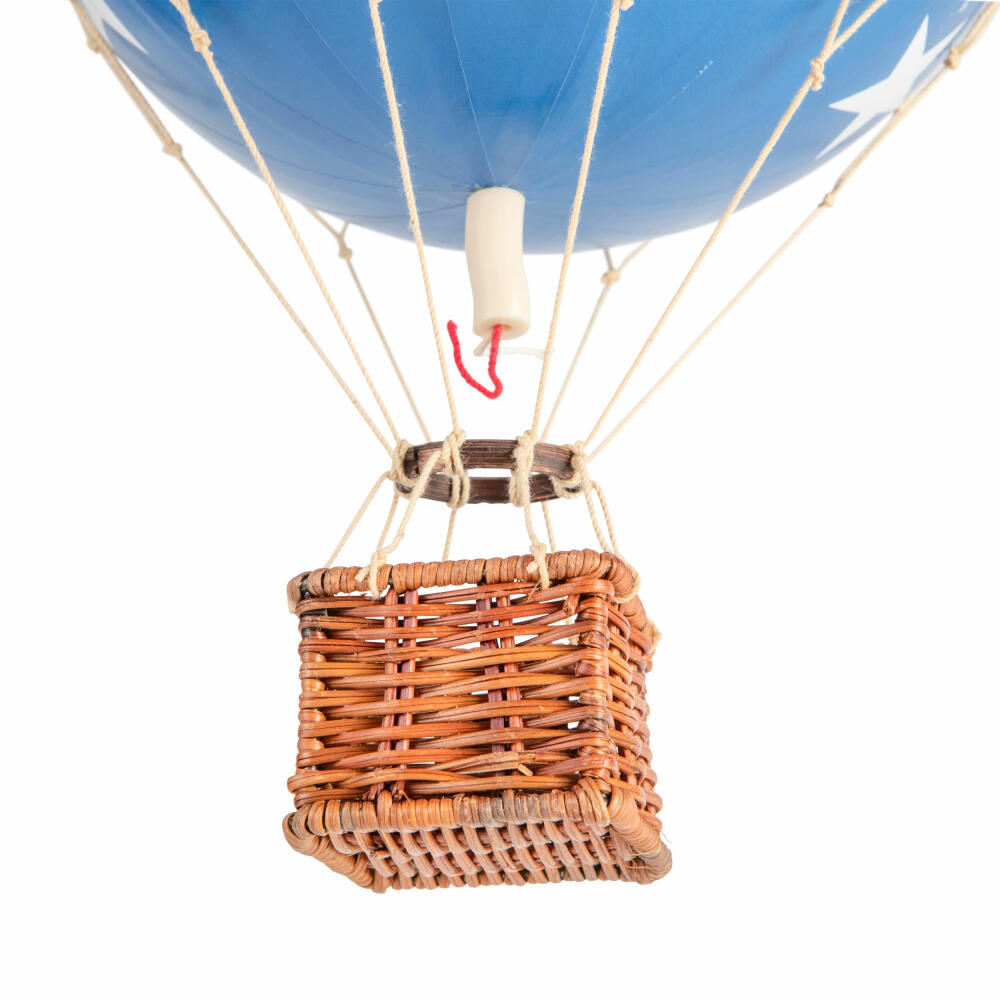 Authentic Models Hängedekoration Travels Light Blue Stars, Ballon, Kunststoff, Papier, AP161BS