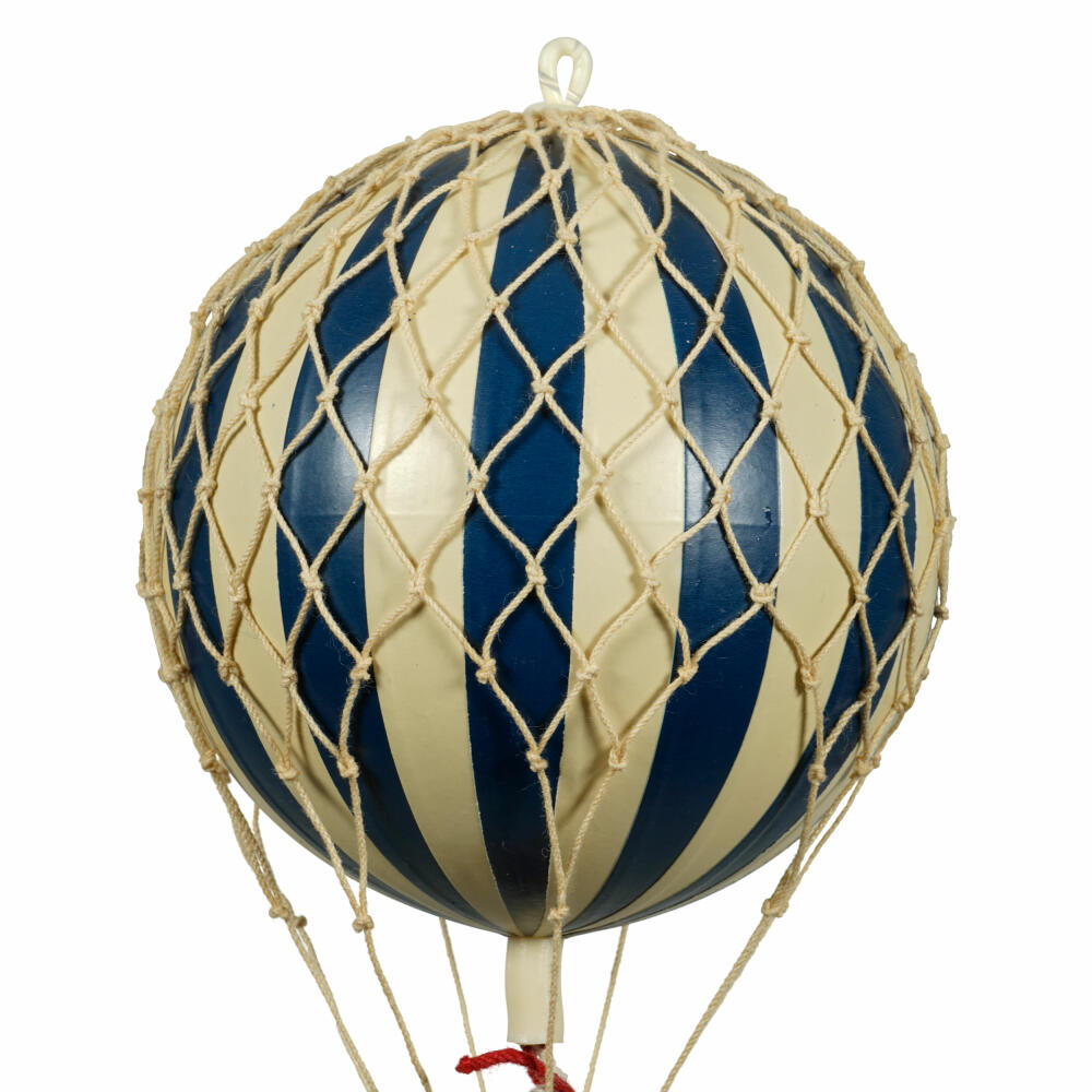 Authentic Models Hanging Decoration Floating in the Skies Navy Blue Ivory, Balloon, Rattan / Paper / Plastic, AP160N