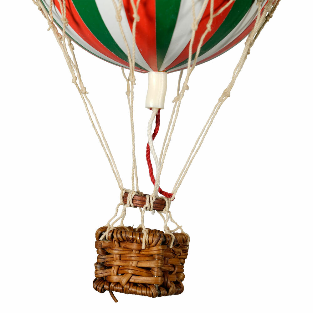 Authentic Models Hängedekoration Floating in the Skies Tricolore, Ballon, Rattan / Papier / Kunststoff, AP160I