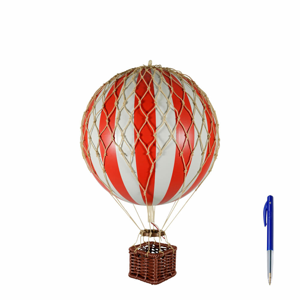 Authentic Models Hanging Decoration Travels Light Red White, Balloon, Plastic / Paper, AP161RW