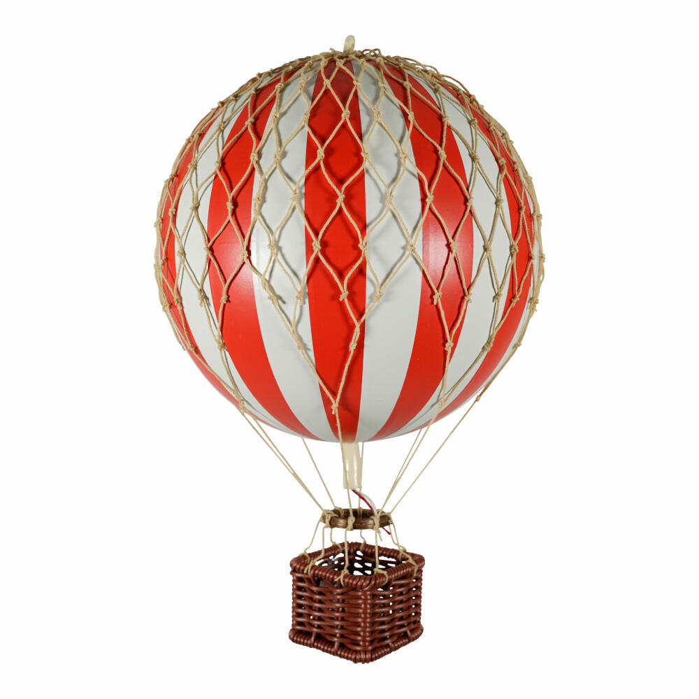 Authentic Models Hanging Decoration Travels Light Red White, Balloon, Plastic / Paper, AP161RW