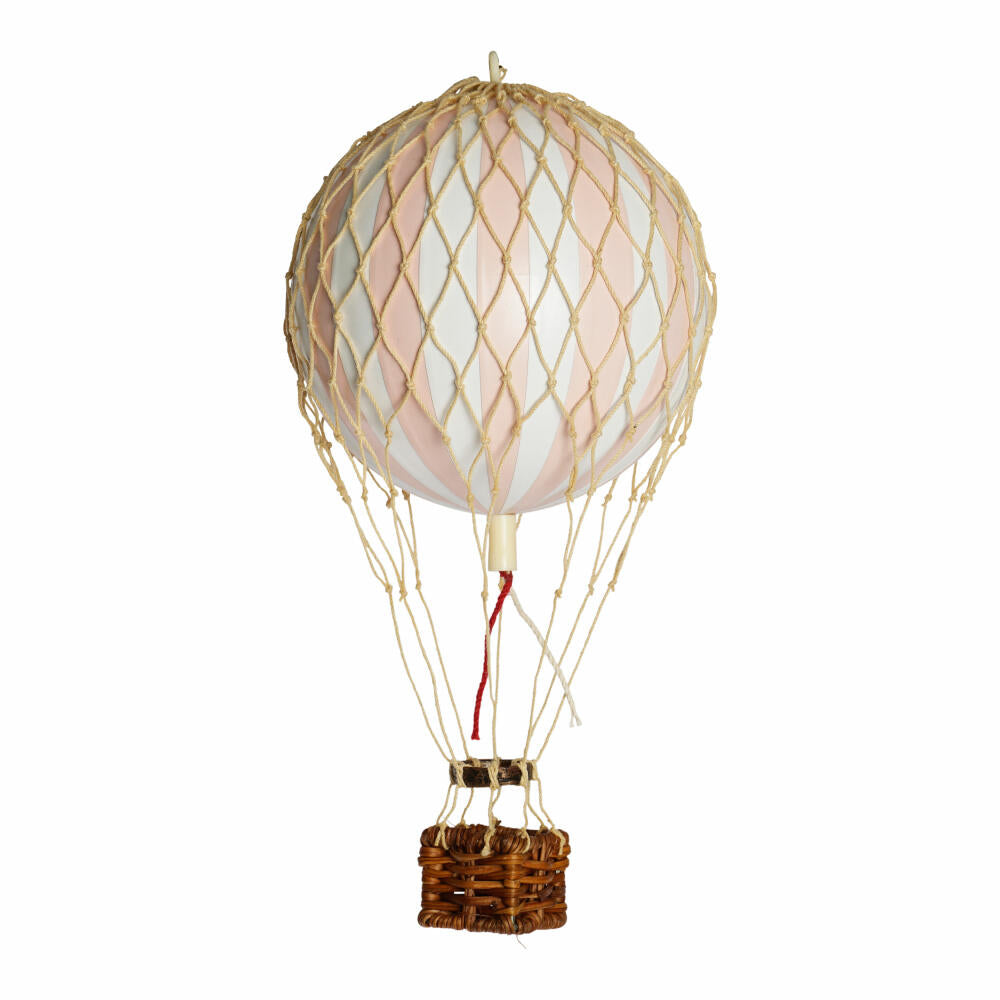 Authentic Models Hängedekoration Floating in the Skies Pink Light, Ballon, Rattan / Papier / Kunststoff, AP160PL