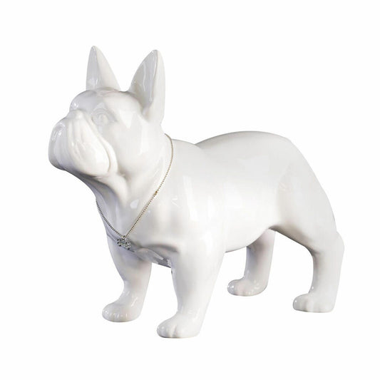 Casablanca by Gilde figure Bulli, decorative figure, dog, sculpture, decoration, ceramic, white, 29 x 35 cm, 96371