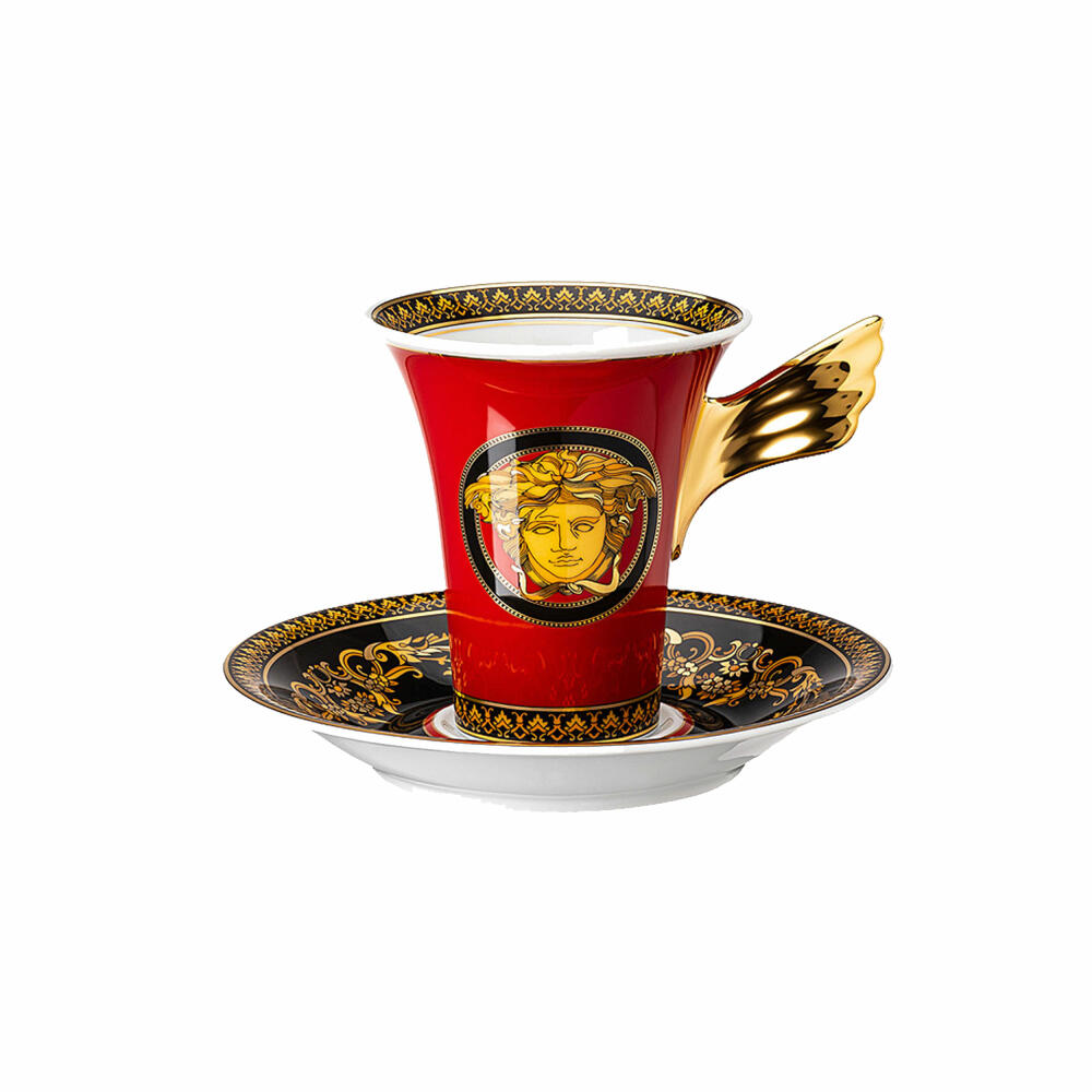 Rosenthal Versace Kaffeetasse 2-tlg. Medusa, Porzellan, 180 ml, 19300-409605-14740