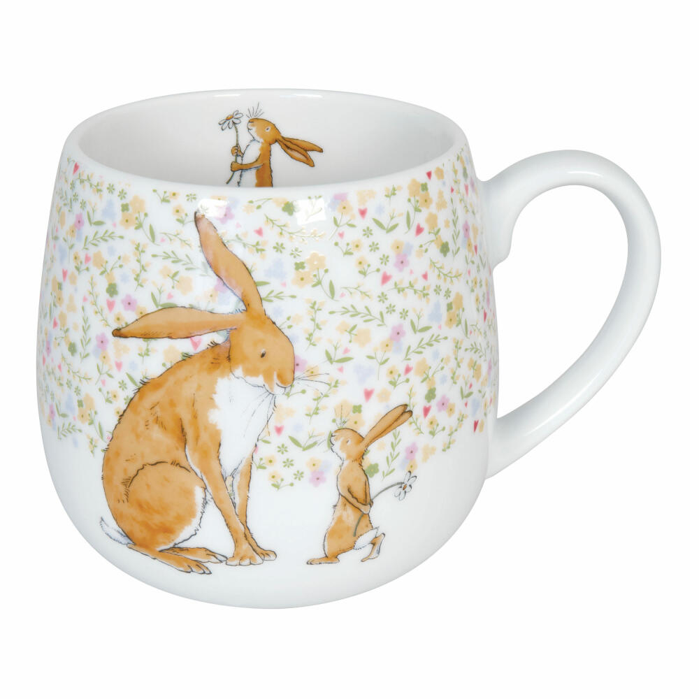 Könitz Kuschelbecher Rate mal wie lieb ich Dich hab, Kaffeebecher, Tasse, Becher, Porzellan, 420 ml, 11 1 143 2448