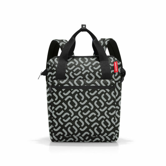 reisenthel allrounder R, Reisetasche, Sporttasche, Schultertasche, Doktortasche, Tasche, Polyestergewebe, Signature Black, 12 L, JR7054