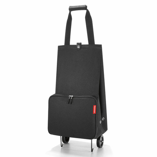 reisenthel foldabletrolley, einkaufskorb mit rollen, trolley, einkaufswagen, faltbar, black / schwarz, HK7003