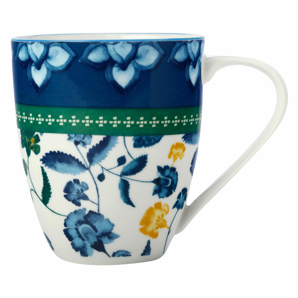 Maxwell & Williams Rhapsody Becher, Tasse, Kaffeebecher, Porzellan, Blau, 460 ml, AW0510