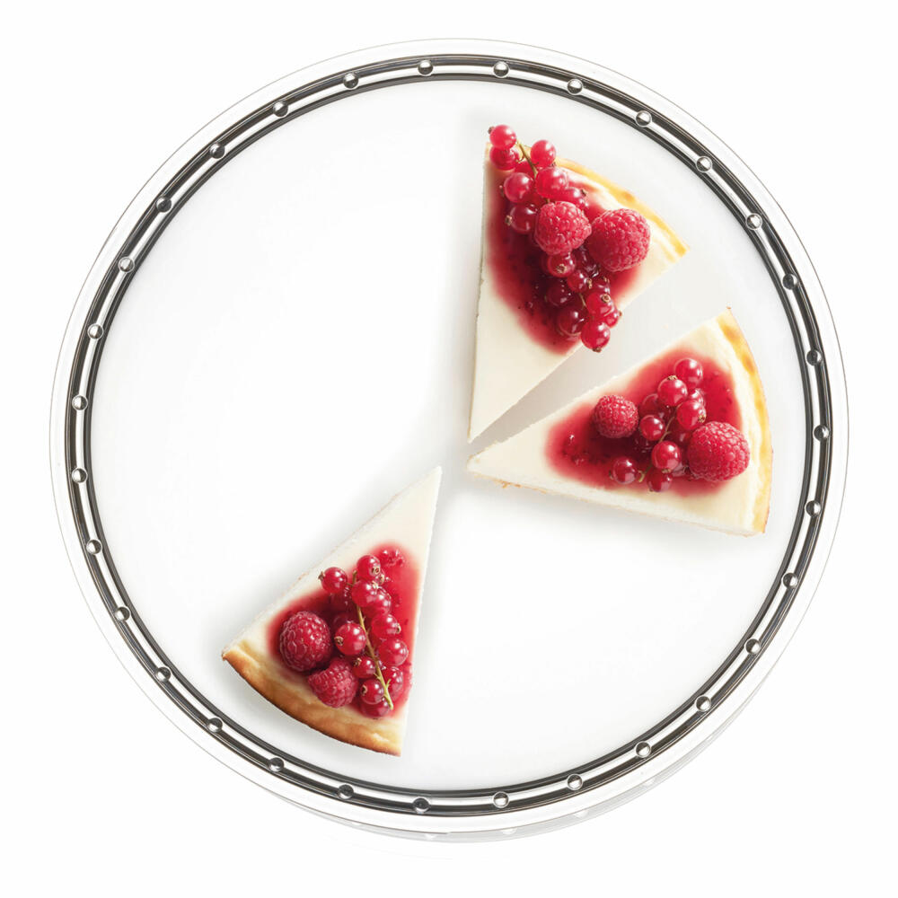 montana: :pastry cake plate, cake plate, cake stand, serving plate, cake plate, glass, Ø 31 cm, 030399