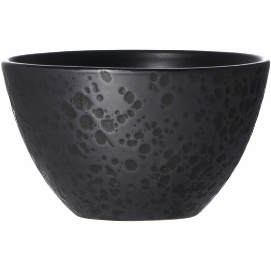 Ritzenhoff &amp; Breker cereal bowl Kitwe, cereal bowl, bowl, dessert bowl, stoneware, black, Ø 14 cm, 271416