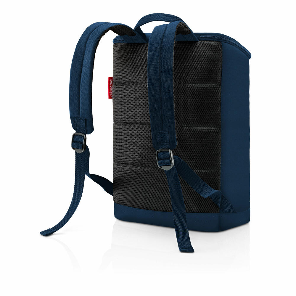 reisenthel overnighter-backpack M, backpack, travel bag, leisure backpack, hand luggage bag, dark blue, 13 L, EG4059