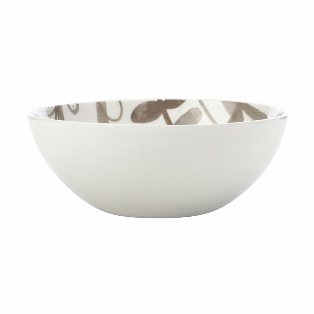 Maxwell &amp; Williams Dusk bowl, bowl with floral pattern, porcelain, taupe, 16 cm, AW0583