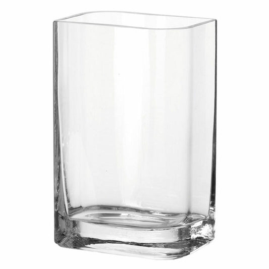 Leonardo Lucca Vase, flower vase, square, glass, 25 x 15 cm, 14384