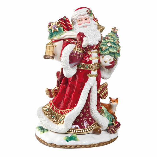 Goebel Santa with gifts, Christmas, figures, decoration, porcelain, 48 cm, 51000411