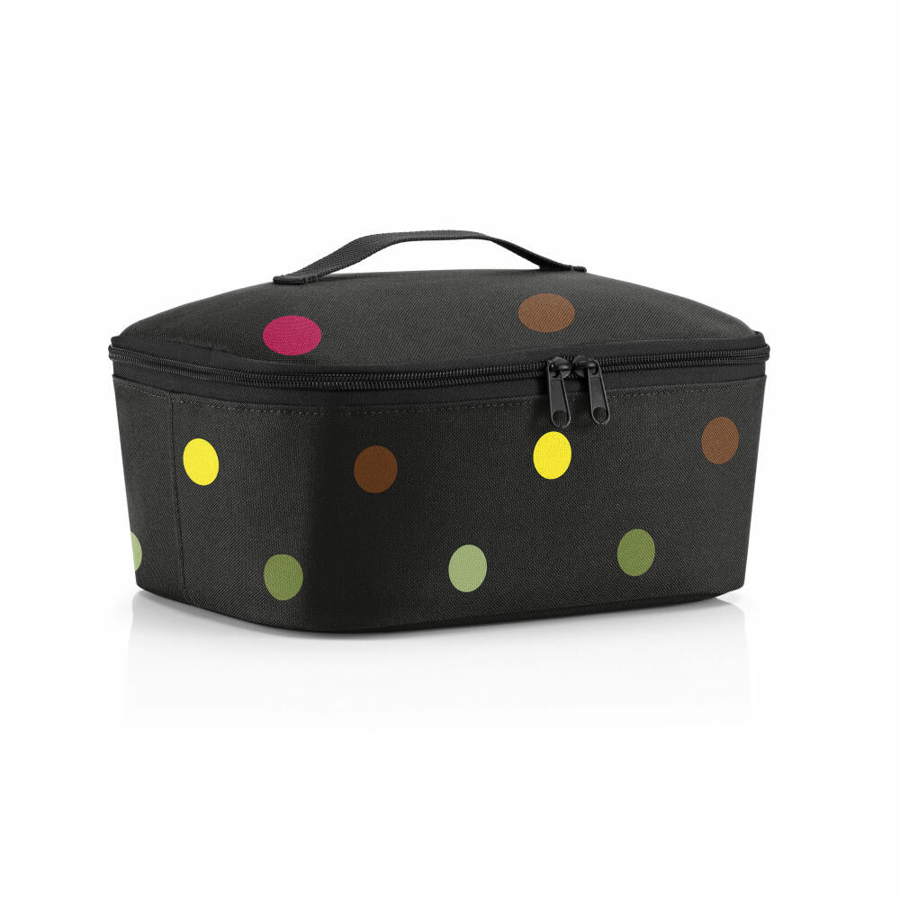 reisenthel coolerbag M pocket, cooler bag, thermal bag, thermal bag, polyester fabric, dots, 4.5 L, LF7009