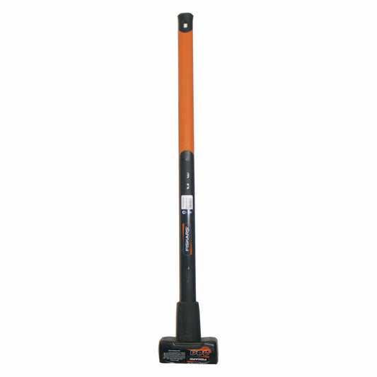 Fiskars Vorschlaghammer XL, Vorschlag Hammer, Gartenhammer, Gartenzubehör, Stahl / Kunststoff, Schwarz / Orange, 90 cm, 1001431