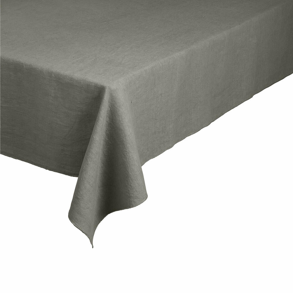 blomus LINEO Leinen-Tischdecke, Tisch Decke, Leinen, Agave Green, B 160 cm, T 300 cm, 63736