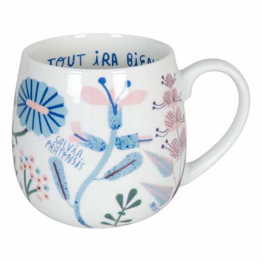 Könitz Julia Kluge Tout ira bien! Cuddly mug, mug, cup, coffee cup, porcelain, 300 ml, 11 1 143 2380