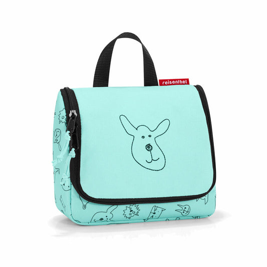 reisenthel toiletbag s kids, toiletry bag, wash bag, toiletry bag, cats and dogs mint, IO4062