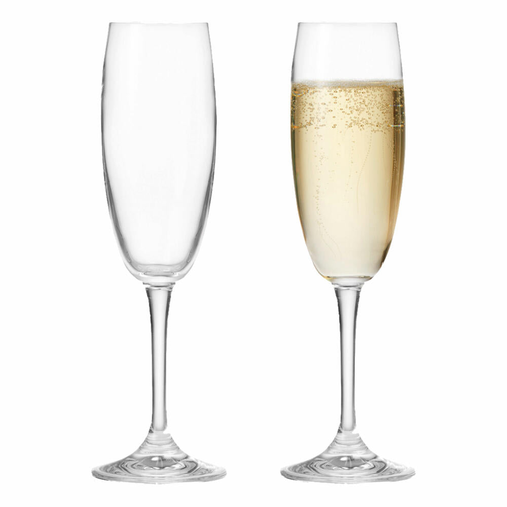 montana: :first+ champagne glass, set of 6, champagne glass, champagne flute, prosecco glass, champagne glass, 180 ml, 044447