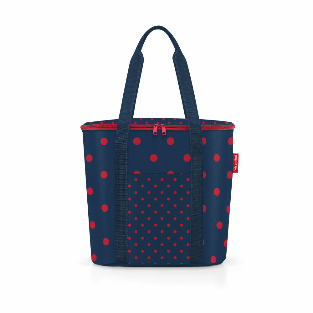 reisenthel thermoshopper, insulated bag, thermo shopper, shopping bag, Mixed Dots Red, 15 L, OV3075