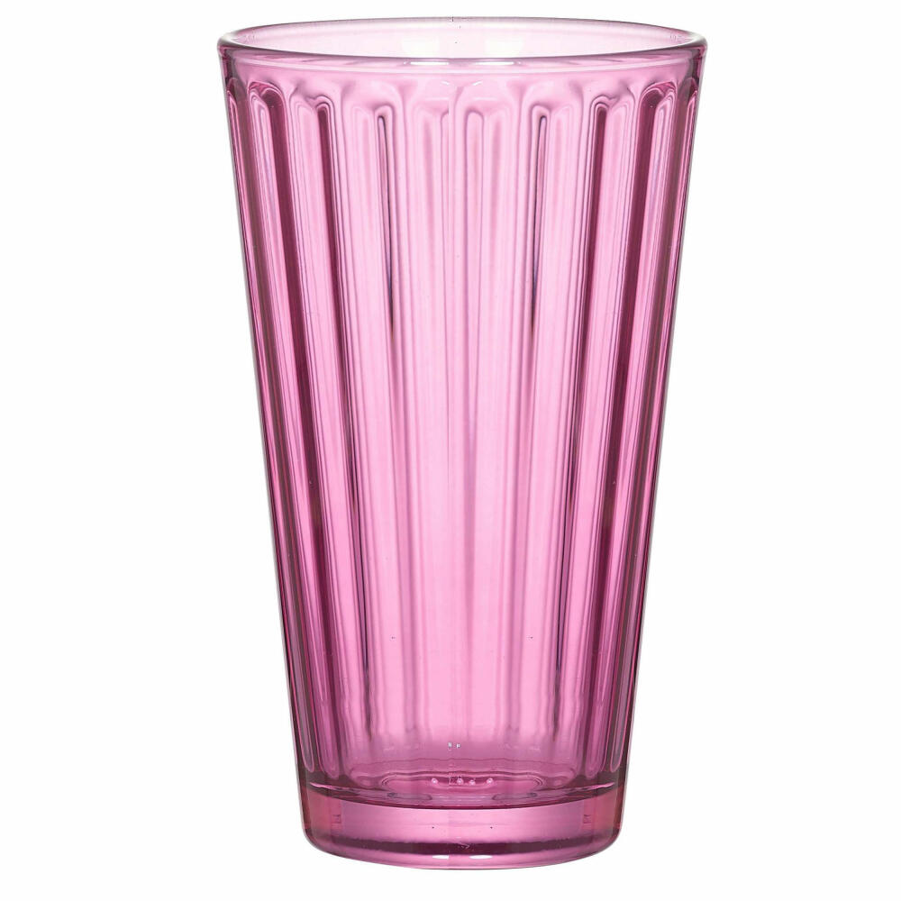 Ritzenhoff & Breker Longdrinkglas Lawe, Becher, Trinkglas, Glas, Berry, 400 ml, 188806