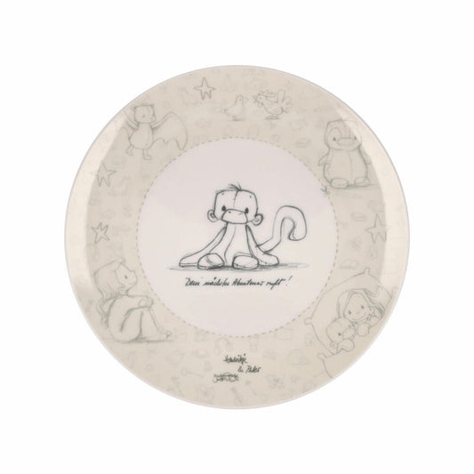 Goebel Teller Anouk - Glaub an deine Träume, Fine Bone China, Beige, 23 cm, 23600061