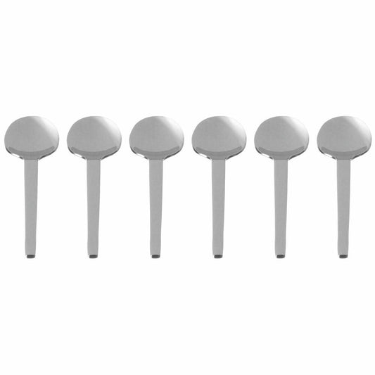 Leonardo Latte Macchiato spoons set of 6, stainless steel, suitable for Loop glasses, 20 cm, 19891