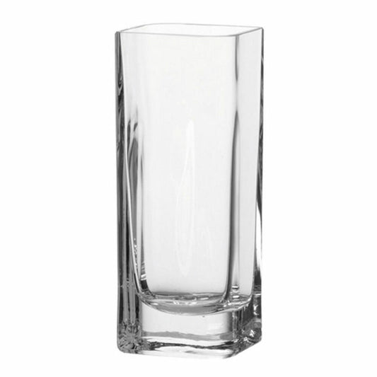 Leonardo Lucca Vase, flower vase, square, glass, 20 x 7.5 cm, 14379