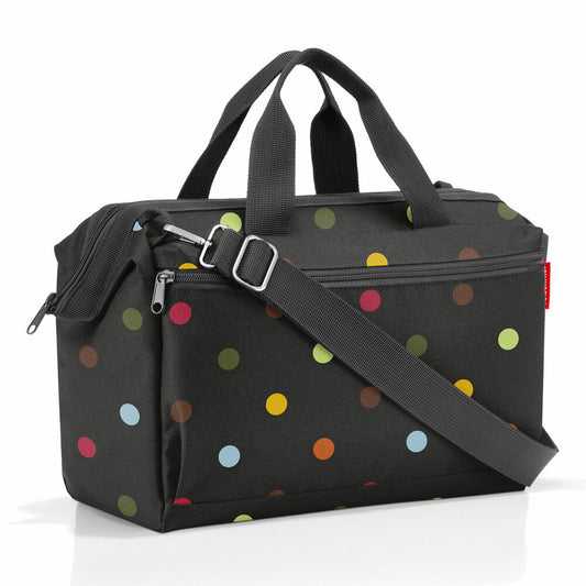 reisenthel allrounder S pocket, Handtasche, Tragetasche, Schultertasche, Tasche, Polyestergewebe, Dots, 11 L, MO7009