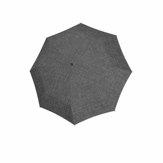reisenthel umbrella pocket duomatic, Regenschirm, Knirps, Regen Schirm, Taschenschirm, Polyestergewebe, Twist Silver, RR7052
