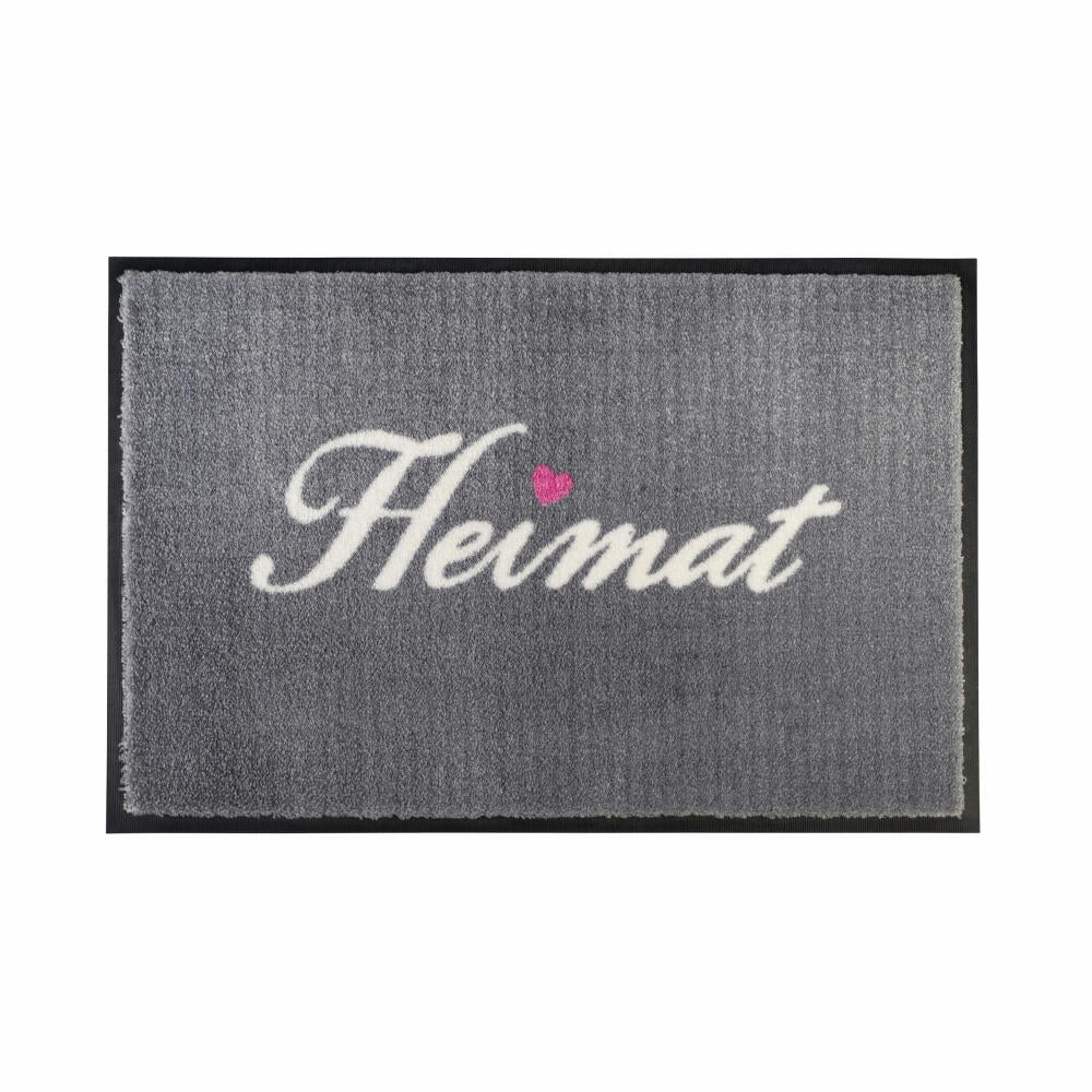 Gift Company Washables Heimat, Washable Doormat, Foot Mat, Polyamide / Rubber Backing, 75 x 50 cm, 50176