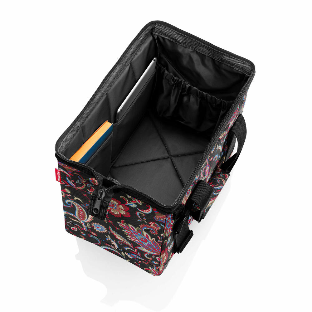 reisenthel allrounder M, travel bag, sports bag, shoulder bag, Paisley Black, 18 L, MS7064