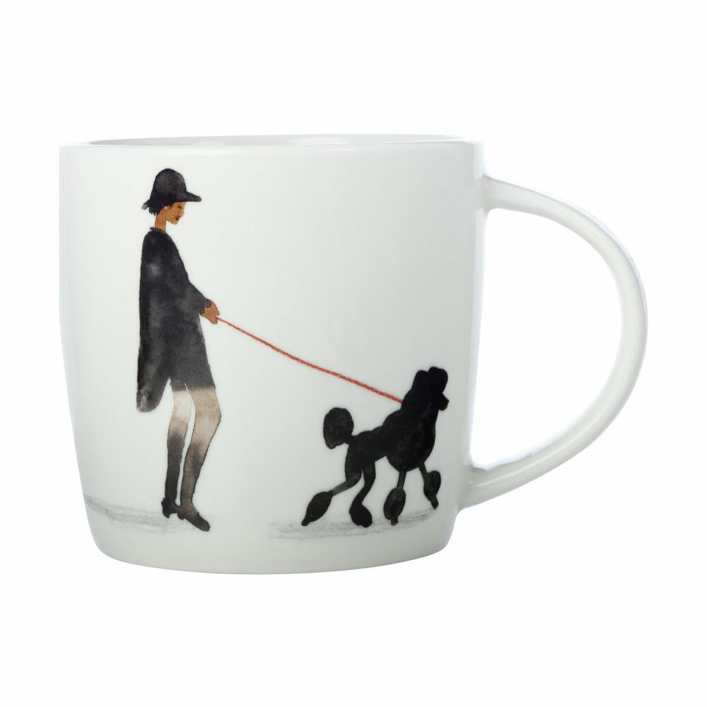 Maxwell & Williams Becher Best Furry Friends - Fashion Poodle, Tasse, Hundemotiv, Porzellan, 400 ml, DX1067
