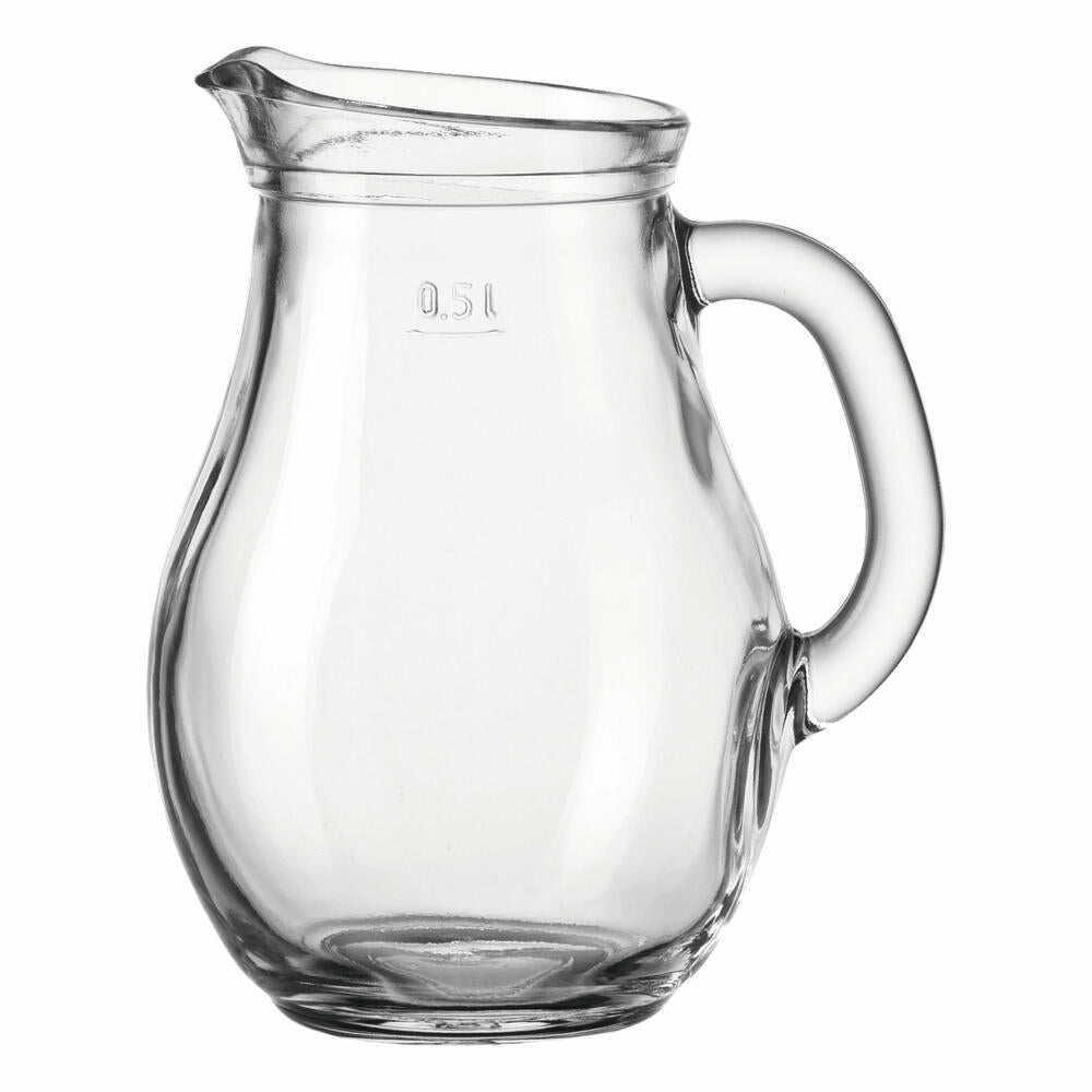 montana: :fresh jug, water jug, carafe, water carafe, glass jug, glass, 500 ml, 046835