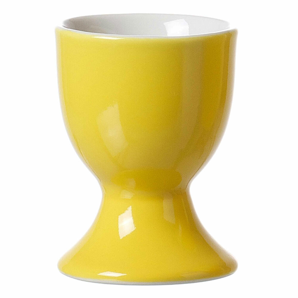 Ritzenhoff &amp; Breker Doppio egg cup, egg cup, egg holder, tableware, porcelain, sunny yellow, 5 cm, 565065