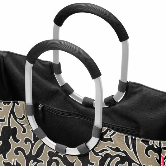 reisenthel loopshopper L, Einkaufstasche, Einkaufskorb, Tragetasche, Baroque Marble, 25 L, OR7061