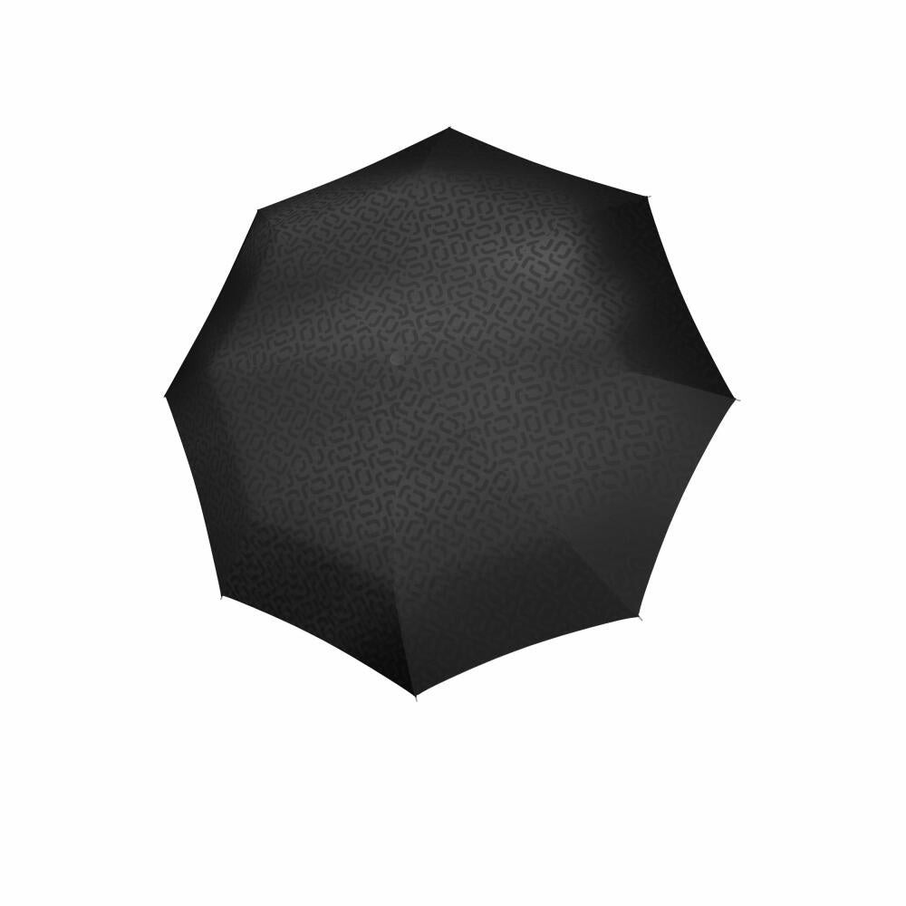 reisenthel umbrella pocket classic, Regenschirm, Knirps, Regen Schirm, Taschenschirm, Polyestergewebe, Signature Black Hotprint, RS7058