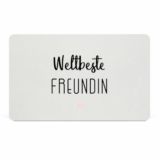 PPD World's Best Friend D@H Tray, Breakfast Board, Board, Breakfast, Resopal, White, 14.3 x 23.3 cm, 586002077
