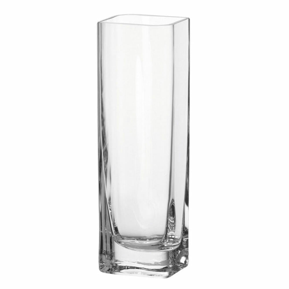 Leonardo Lucca Vase, Blumenvase, eckig, Glas, 25 x 7,5 cm, 14380