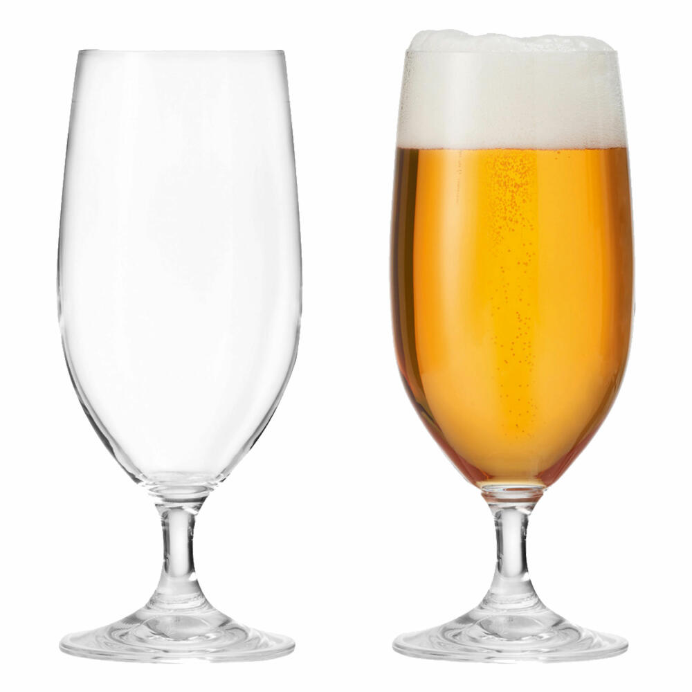 montana: :first+ beer glass, set of 6, beer tulip, pilsner glass, beer tulip, glass, 430 ml, 044450